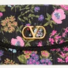 Μικρή τσάντα ώμου Valentino Garavani DeVain από ύφασμα Moiré Papier Floral Μικρή τσάντα ώμου Valentino Garavani DeVain από ύφασμα Moiré Papier Floral