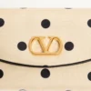 Μικρή τσάντα ώμου Valentino Garavani DeVain από ύφασμα Moiré Plus De Pois Μικρή τσάντα ώμου Valentino Garavani DeVain από ύφασμα Moiré Plus De Pois