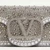Μικρή τσάντα ώμου Valentino Garavani Locò με στρας Μικρή τσάντα ώμου Valentino Garavani Locò με στρας