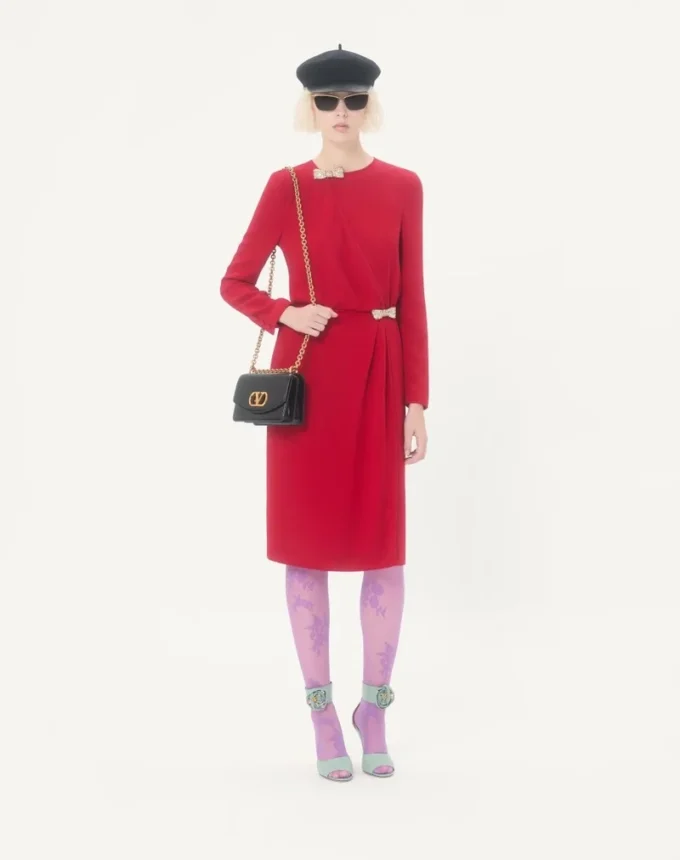 Κεντημένο φόρεμα Cady Couture Midi