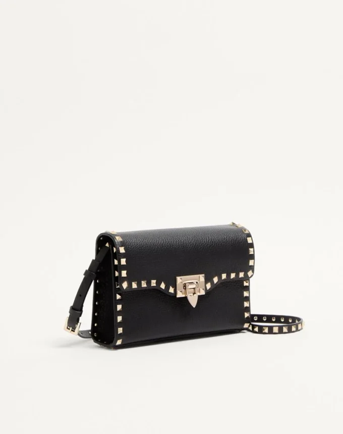 Μικρή τσάντα Rockstud Grainy Calfskin Crossbody Μικρή τσάντα Rockstud Grainy Calfskin Crossbody
