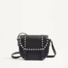 Μικρή τσάντα Rockstud Grainy Calfskin Crossbody