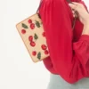 Μίνι τσάντα ώμου Vlogo Signature από ραφία Jacquard με μοτίβο Cherryfic Μίνι τσάντα ώμου Vlogo Signature από ραφία Jacquard με μοτίβο Cherryfic