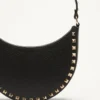 Μίνι τσάντα Rockstud Hobo από δέρμα μοσχαριού με κόκκους Μίνι τσάντα Rockstud Hobo από δέρμα μοσχαριού με κόκκους