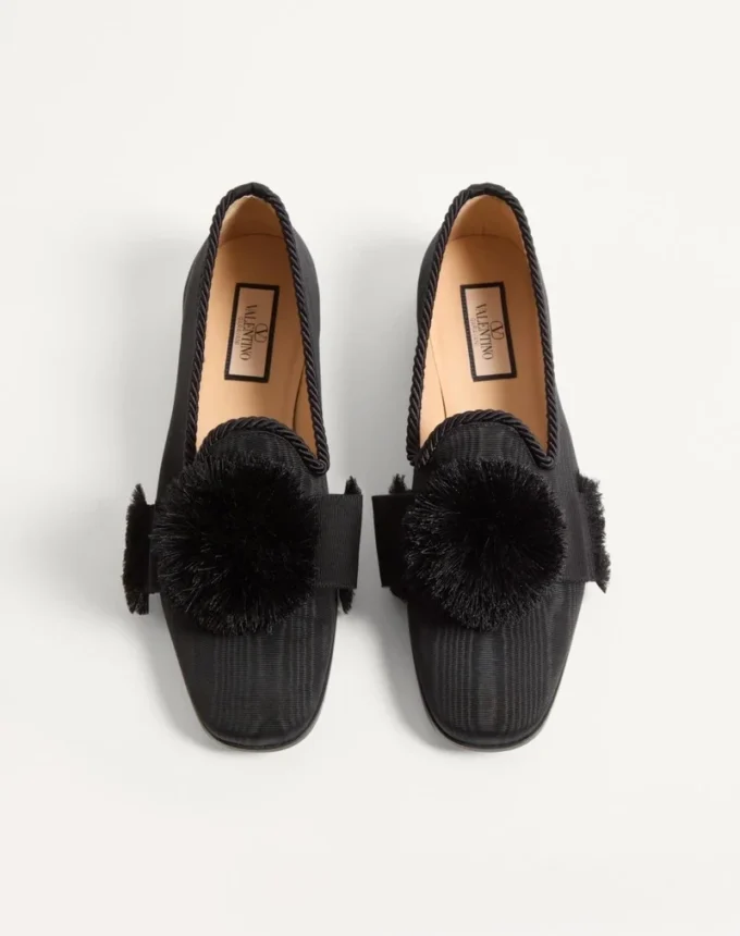 Μοκάσινα Bowow από ύφασμα μουαρέ