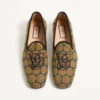 Μοκασίνια Les Alcôvettes από ύφασμα Jacquard