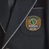 Μονόπετο μάλλινο σακάκι Valentino με έμπλαστρο Valentino Μονόπετο μάλλινο σακάκι Valentino με έμπλαστρο Valentino