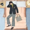 Μονόπετο μάλλινο σακάκι Valentino με έμπλαστρο Valentino Μονόπετο μάλλινο σακάκι Valentino με έμπλαστρο Valentino