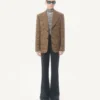 Μονόπετο μάλλινο σακάκι Valentino με μοτίβο Glen Plaid Μονόπετο μάλλινο σακάκι Valentino με μοτίβο Glen Plaid