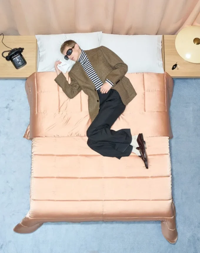 Μονόπετο μάλλινο σακάκι Valentino με μοτίβο Glen Plaid Μονόπετο μάλλινο σακάκι Valentino με μοτίβο Glen Plaid
