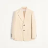 Μονόπετο σακάκι από μάλλινο γαμπαρντίν Μονόπετο σακάκι από μάλλινο γαμπαρντίν