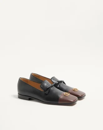 Μπαμπούτσο Loafer από δέρμα κατσικιού
