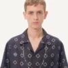 Μπλούζα από μεταξωτό twill με Opticool print