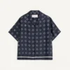 Μπλούζα από μεταξωτό twill με Opticool print