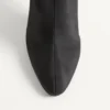 Μπότες Hotty από ύφασμα shantung με φτερά 100MM Μπότες Hotty από ύφασμα shantung με φτερά 100MM