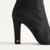 Μπότες Hotty από ύφασμα shantung με φτερά 100MM Μπότες Hotty από ύφασμα shantung με φτερά 100MM