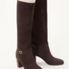 Μπότες Pattie από δέρμα Crust 75 mm