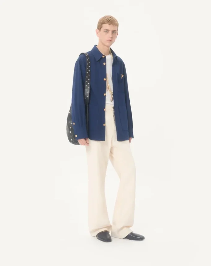 Μπουφάν από βαμβακερή γαμπαρντίνα Valentino με VGold Μπουφάν από βαμβακερή γαμπαρντίνα Valentino με VGold