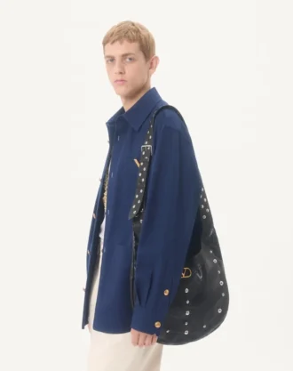 Μπουφάν από βαμβακερή γαμπαρντίνα Valentino με VGold