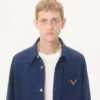 Μπουφάν από βαμβακερή γαμπαρντίνα Valentino με VGold Μπουφάν από βαμβακερή γαμπαρντίνα Valentino με VGold