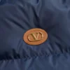 Μπουφάν με κουκούλα από νάιλον με έμπλαστρο VLogo