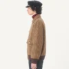 Μπουφάν Valentino από μαλλί με μοτίβο houndstooth