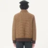 Μπουφάν Valentino από μαλλί με μοτίβο houndstooth