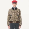 Μπουφάν Valentino Bomber από μαλλί με VGold στις πλαϊνές τσέπες Μπουφάν Valentino Bomber από μαλλί με VGold στις πλαϊνές τσέπες
