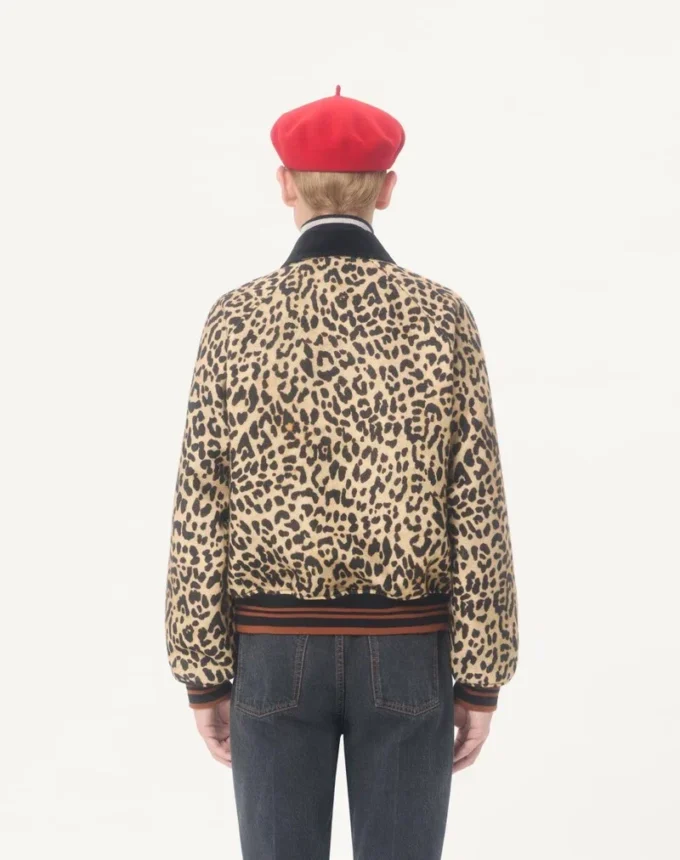 Μπουφάν Valentino Bomber από μαλλί με VGold στις πλαϊνές τσέπες Μπουφάν Valentino Bomber από μαλλί με VGold στις πλαϊνές τσέπες