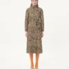 Παλτό από ύφασμα με animalier print Παλτό από ύφασμα με animalier print