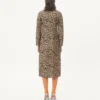 Παλτό από ύφασμα με animalier print Παλτό από ύφασμα με animalier print