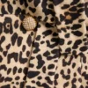 Παλτό από ύφασμα με animalier print Παλτό από ύφασμα με animalier print