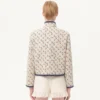 Παλτό Caban με επένδυση και τυπωμένο μοτίβο Cherryfic Jacquard Παλτό Caban με επένδυση και τυπωμένο μοτίβο Cherryfic Jacquard