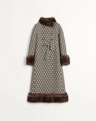 Παλτό Tout La V Jacquard Παλτό Tout La V Jacquard