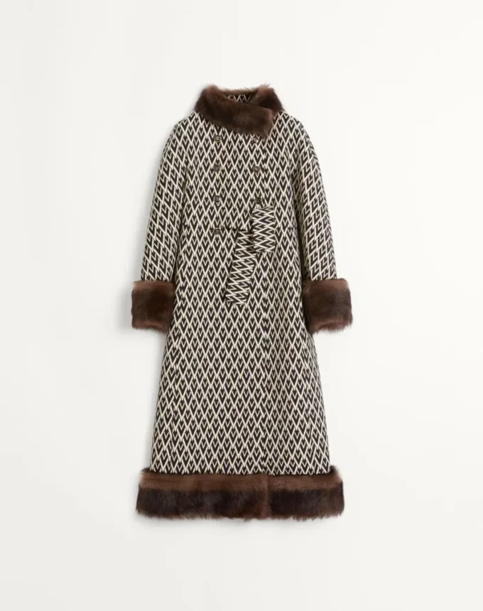 Παλτό Tout La V Jacquard Παλτό Tout La V Jacquard