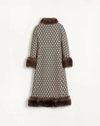 Παλτό Tout La V Jacquard Παλτό Tout La V Jacquard