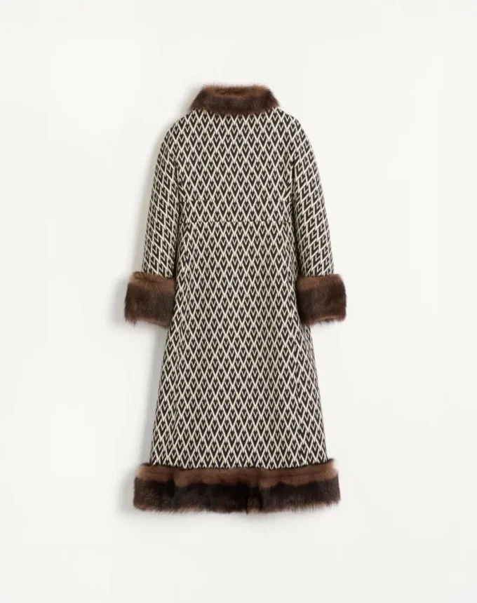 Παλτό Tout La V Jacquard Παλτό Tout La V Jacquard