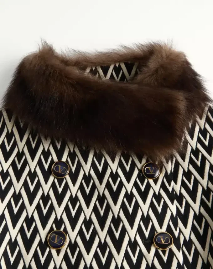 Παλτό Tout La V Jacquard Παλτό Tout La V Jacquard