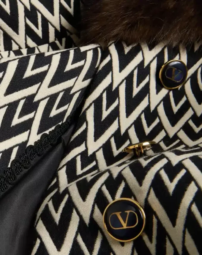 Παλτό Tout La V Jacquard Παλτό Tout La V Jacquard