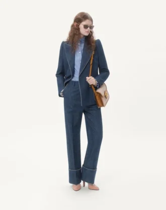 Παντελόνι από τζιν chambray