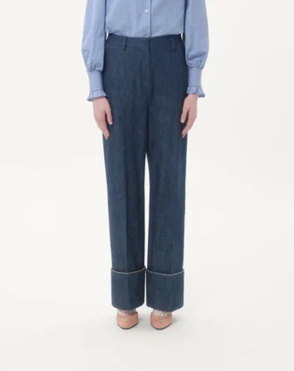 Παντελόνι από τζιν chambray