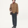 Μπουφάν Valentino από μαλλί με μοτίβο houndstooth