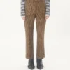 Παντελόνι Valentino από μαλλί με μοτίβο Glen Plaid και αναστρέψιμα μπατζάκια Παντελόνι Valentino από μαλλί με μοτίβο Glen Plaid και αναστρέψιμα μπατζάκια