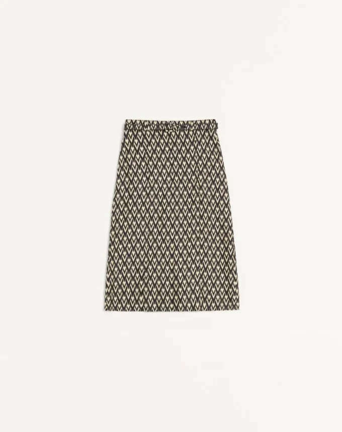 Πλισέ φούστα από twill Toute La V