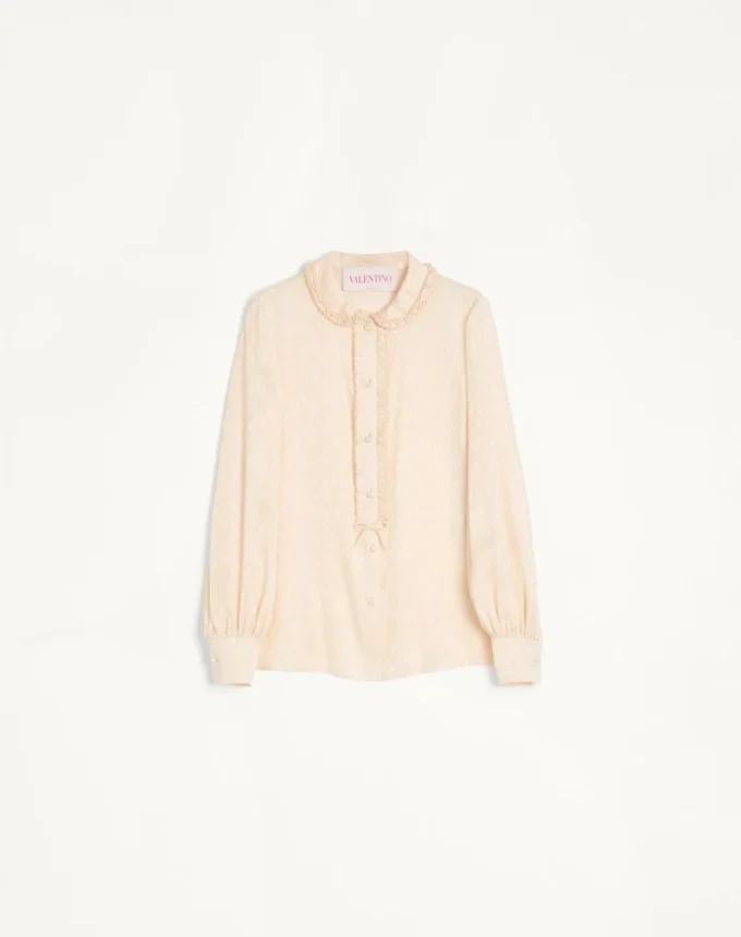 Πουκάμισο Toute La V Silk Jacquard Πουκάμισο Toute La V Silk Jacquard
