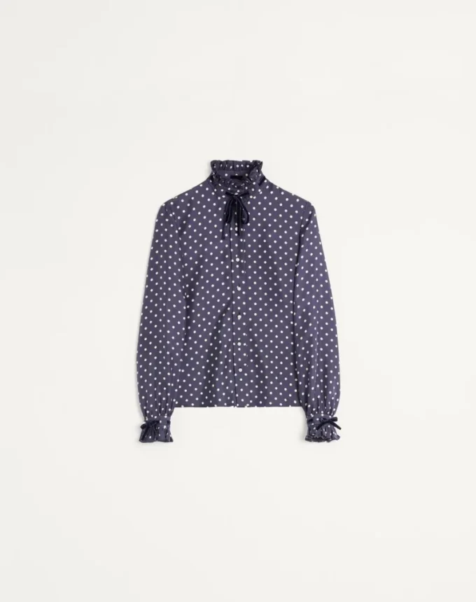 Πουκάμισο Twill με τύπωμα Plus De Pois Πουκάμισο Twill με τύπωμα Plus De Pois
