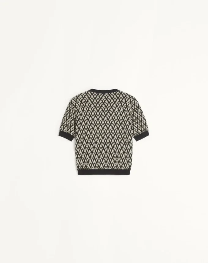Πουλόβερ από μαλλί Jacquard Toute La V Πουλόβερ από μαλλί Jacquard Toute La V