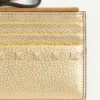 Rockstud Πλαστικοποιημένη θήκη καρτών από δέρμα μοσχαριού με φερμουάρ