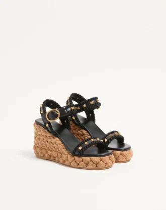 ROCKSTUD WEDGE ΑΠΟ Δέρμα Μοσχαριού 100MM ROCKSTUD WEDGE ΑΠΟ Δέρμα Μοσχαριού 100MM