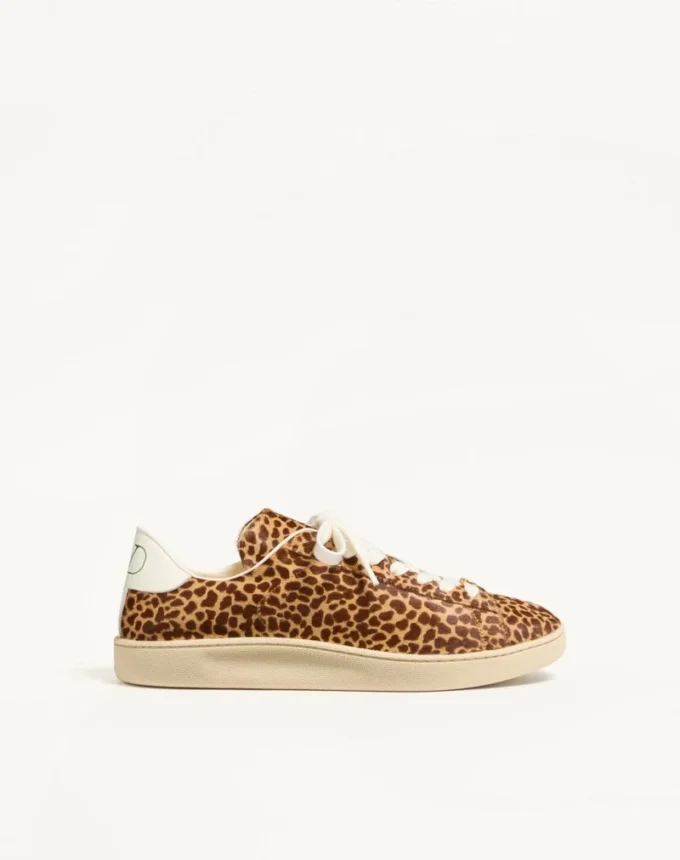 Royco Sneaker από δέρμα μοσχαριού με Fauve Eclat Print και δέρμα μοσχαριού Nappa Royco Sneaker από δέρμα μοσχαριού με Fauve Eclat Print και δέρμα μοσχαριού Nappa